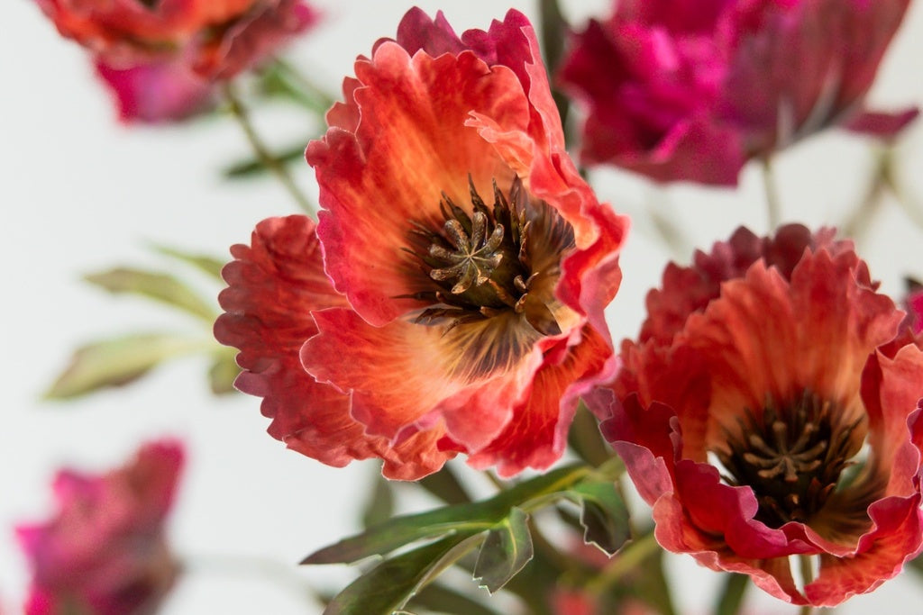 Onderhoud zijden bloemen