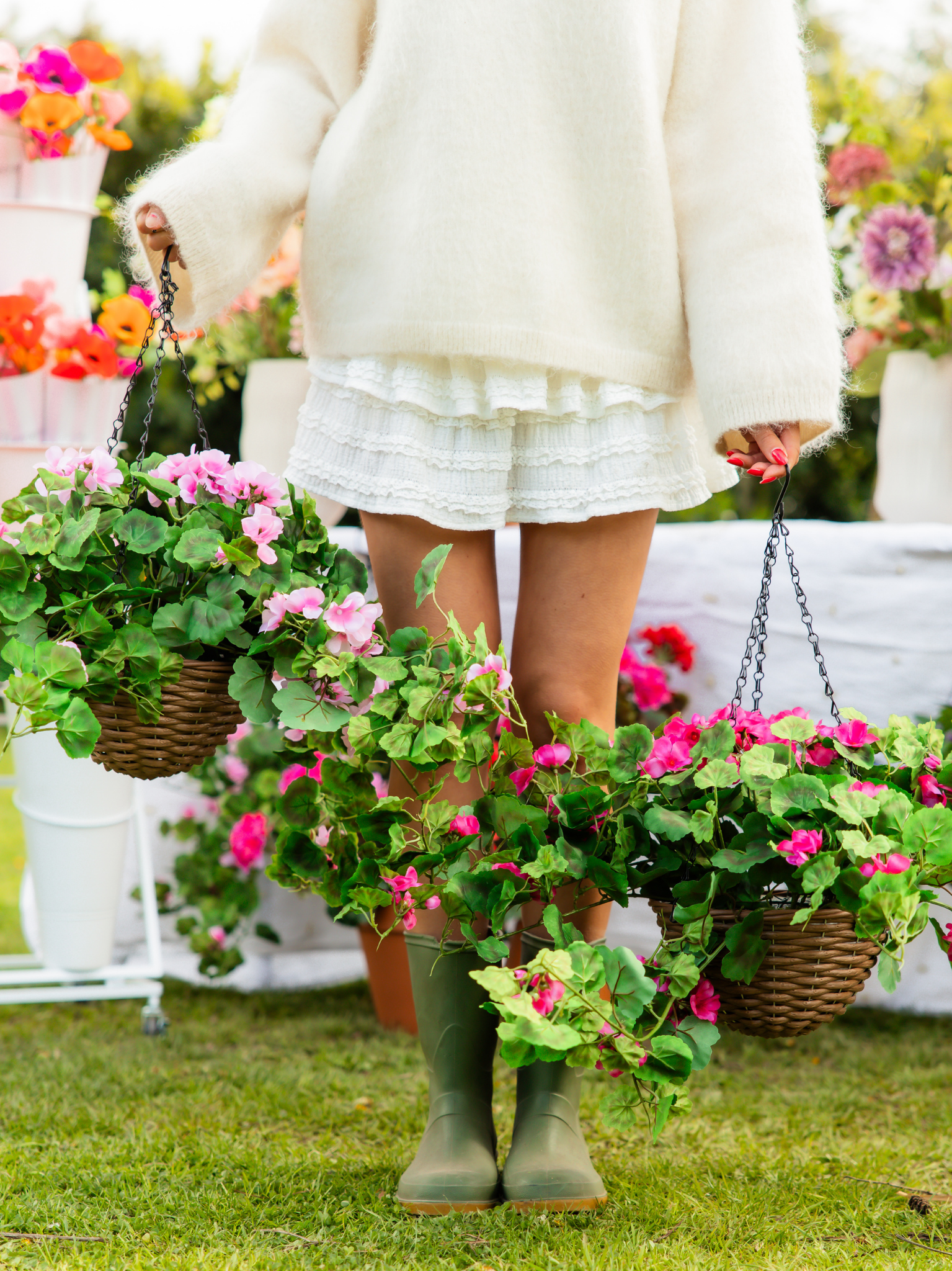 Hangplant petunia lila