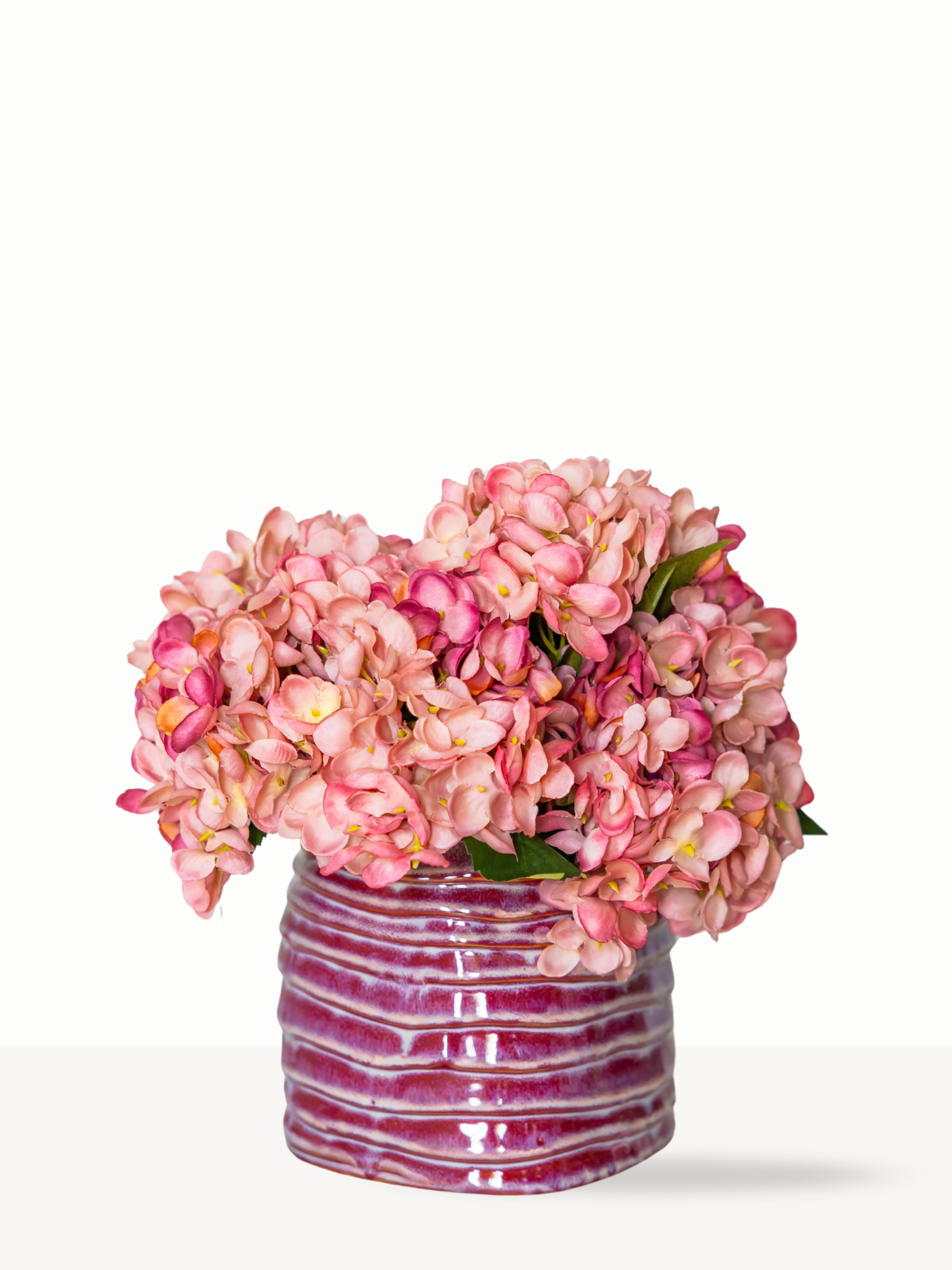 Zacht oudroze zijden boeket Marie - Blossig