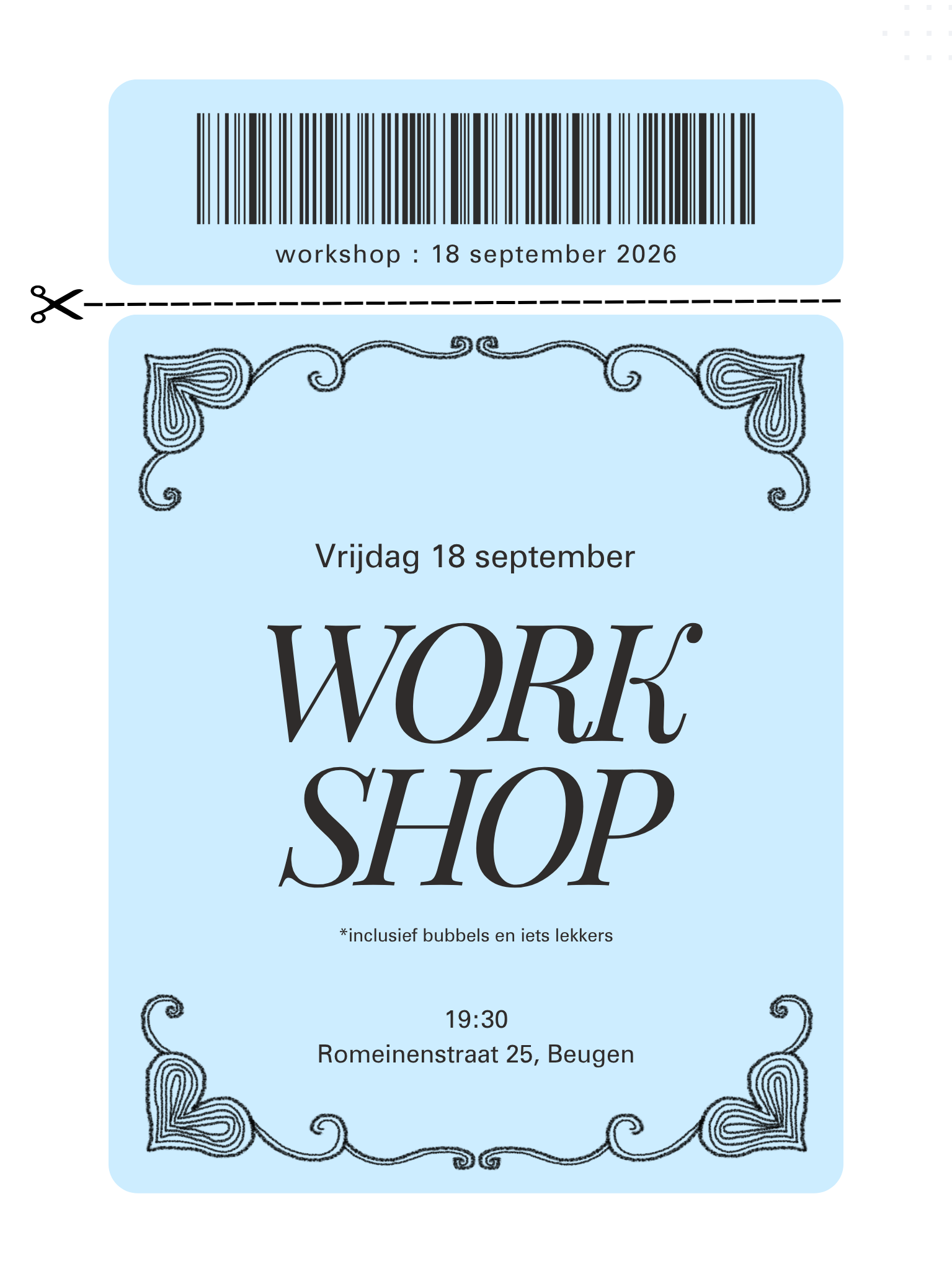 Workshop 18 september