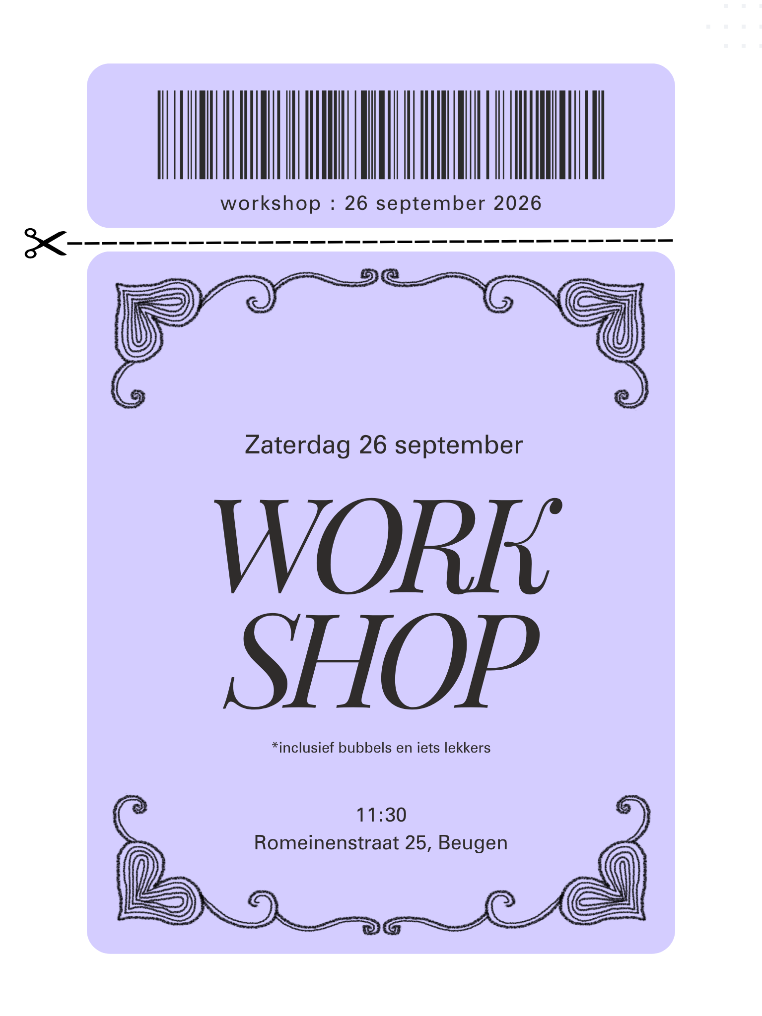 Workshop 26 september